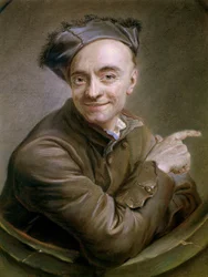 Selbstporträt mit dem Bullauge, 1737
